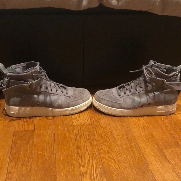 sf air force 1 mid wolf grey